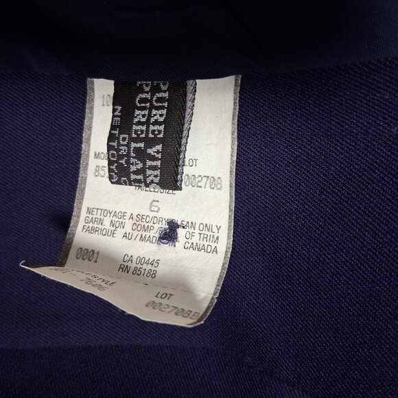 Vintage LOUBEN 100% Wool Blazer 90s Era Slit Pockets Office Timeless Canada - Picture 7 of 13